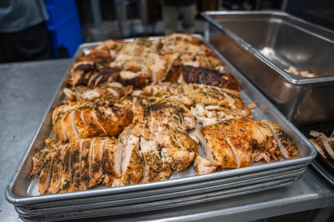 Roasted turkey